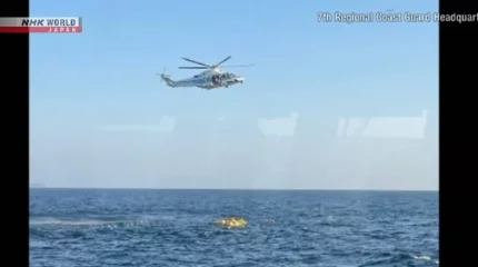 Жапонияда жедел жәрдем тікұшағы теңізге құлады