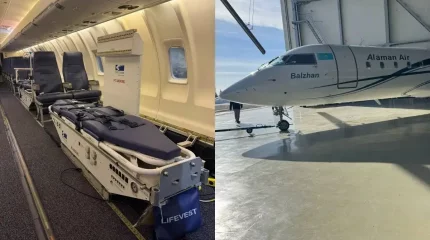 Қазақстан 4 жасар бүлдіршінді Алматыға жеткізу үшін Оңтүстік Кореяға жаңа санавиация ұшағын жіберді