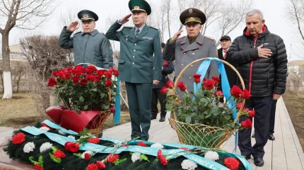 Национальная гвардия отдала дань памяти военнослужащим Казбата