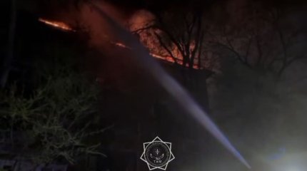 180 человек эвакуировали ночью из пожара в Шу