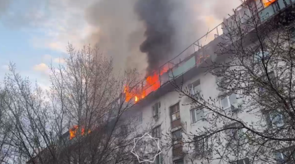 Астанада жатақханада болған ірі өртке байланысты 50 адам эвакуацияланды