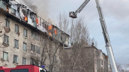 Общежитие загорелось рано утром в Астане