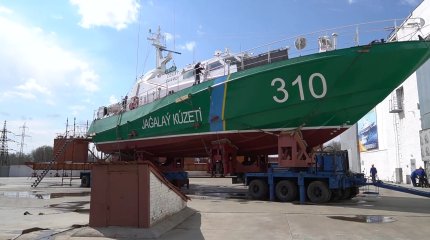 В Уральске на заводе «Зенит» построили малый сторожевой корабль «Семей»