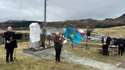 В Норвегии открыт мемориал казахстанскому солдату