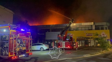 Кафе горело в Шымкенте