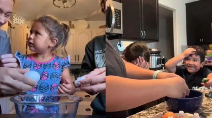 Қызының маңдайына жұмыртқа жарып, TikTok-қа салған әйел сотталды