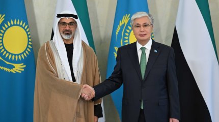 Мемлекет басшысы Абу Дабидің Тақ мұрагері Халед бен Мұхаммед Әл Нахаянмен келіссөз жүргізді