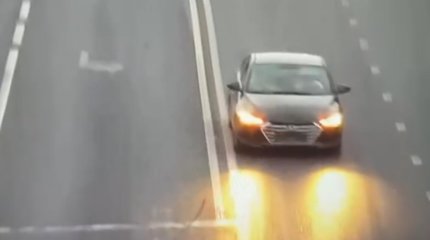 Шымкентте жол ережесін өрескел бұзған жүргізуші ұсталды