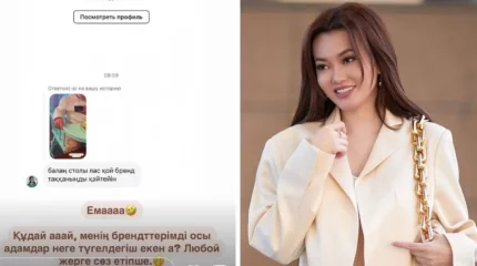 «Үстелі лас, бренд таққаныңды қайтейін»: Ерке Есмаханды оқырмандары сынап тастады