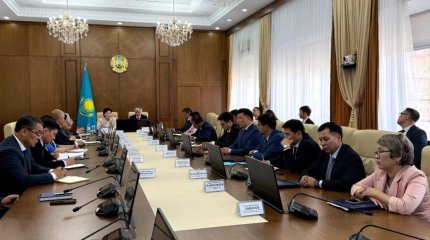 Министр труда обсудила реализацию мер господдержки с акимом области Улытау