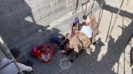 Сельчанин упал в строительный котлован в Туркестанской области