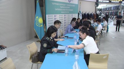 Елордадағы "Орталық" базарда құқықтық көмек күні өтті