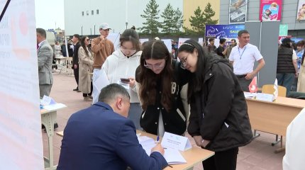 Около 100 предприятий приняли участие в ярмарке вакансий в Костанае