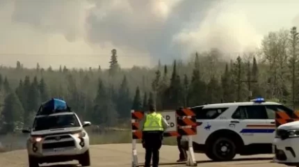 Канадада ыстықтың кесірінен орман өртенуде