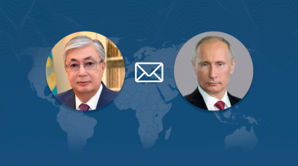 Путин поздравил Токаева с Днём рождения