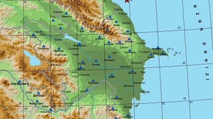 В Каспийском море произошло землетрясение