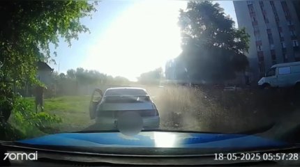 Ромео и Джульетта на «ВАЗе»: побег от полиции попал на видео