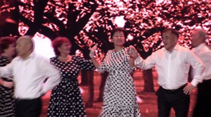 Астаналық қариялар сахнада өнер көрсетті