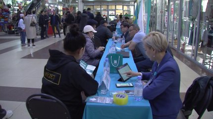 Елордадағы «Астаналық» базарында құқықтық көмек күні өтті