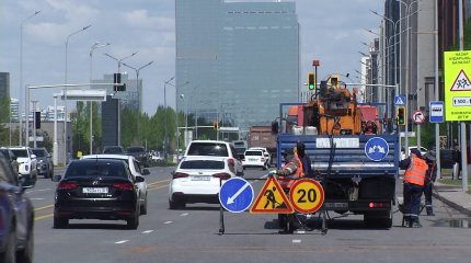 Елордада жолдар жабылып, кептеліс күшейді
