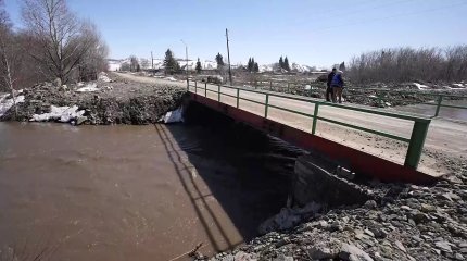 В ВКО резкое потепление и осадки привели к подъему уровня воды на реке Бухтарма