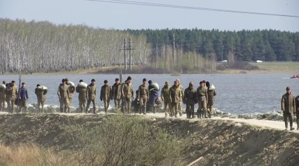 В Петропавловске торжественно проводили спасателей и военнослужащих, принимавших участие в борьбе с паводком