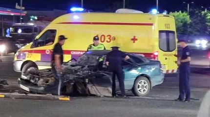 Искры, погоня, авария: задержание нарушителя едва не обернулось трагедией в Семее