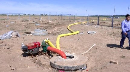 Павлодарда мердігер жер астының лас суын өзенге ағызып жіберген