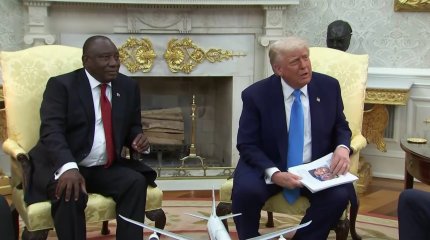 Трамп ОАР Президентімен ерегесті