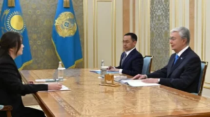 Мемлекет басшысы Бала құқықтары жөніндегі уәкіл Динара Зәкиеваны қабылдады