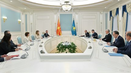 Токаев провел встречу с Горданой Силяновской-Давковой