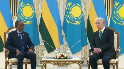 Қасым-Жомарт Тоқаев пен Поль Кагаме бірлескен мәлімдеме қабылдады