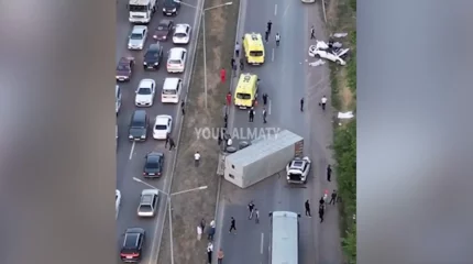 Төрт адам тіл тартпай кетті: Ұзынағаштағы қорқынышты апаттың дроннан түсірген видеосы тарады