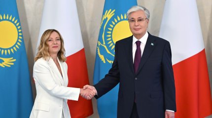 Касым-Жомарт Токаев и Джорджа Мелони провели переговоры