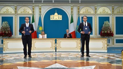 Токаев и Мелони приняли Совместное заявление о расширении стратегического партнерства