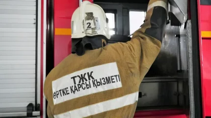 Алматының кішкентай тұрғындары құтқарушыларға ерекше құрмет көрсетті