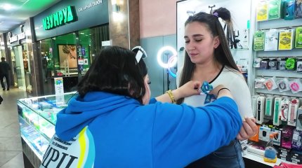 Акция «Жеңіс лентасы» продолжается в Петропавловске