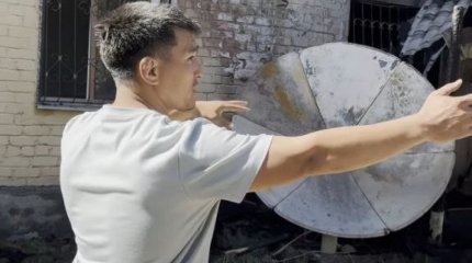 Полиция майоры үш баланы құтқарып қалды