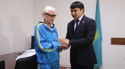 Ардагер параспортшы Құбайдолла Хасанов 80 шақырымдық жаяу жүрісті сәтті аяқтады