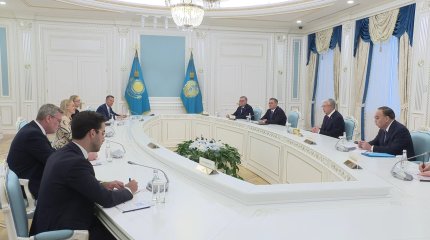 Глава государства принял действующего председателя ОБСЕ Элину Валтонен