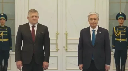 Қасым-Жомарт Тоқаев Словакия Премьер-министрін Ақордада қарсы алды