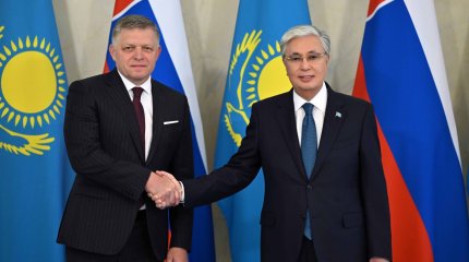 Глава государства Касым-Жомарт Токаев провел переговоры с Премьер-министром Словакии Робертом Фицо