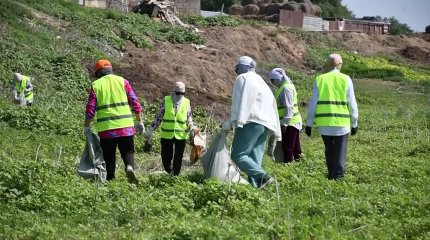 Аксессуары из отходов изготовили столичные школьники в рамках акции «Таза Бейсенбі»