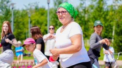 Астанадағы саябақта жаз бойы жаттығулар жалғасады