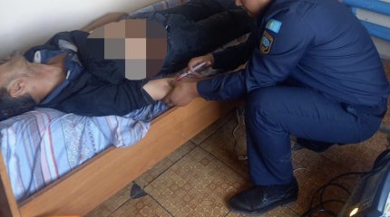 Иностранец едва не погиб от удушья в придорожном кафе СКО