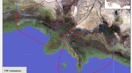 «Ақжайық» табиғи резерватының жекелеген учаскелерінде от қайта тұтануда
