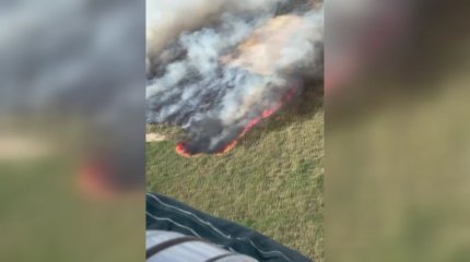 Атырауда өртке оранған «Ақ Жайық» резерваты аумағына тікұшақпен су шашу тоқталды