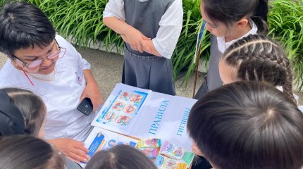 "Здоровое детство – счастливое детство": костанайские медработники провели праздник для детей.