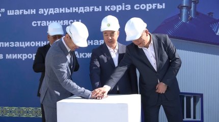 В Уральске открыли канализационно-насосную станцию для отведения сточных вод