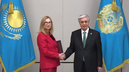 К. Токаев принял Председателя Группы подразделений финансовых разведок «Эгмонт» Эльжбету Франков-Яскевич